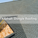 Close-up of durable and weather-resistant asphalt shingles installed on a house in New Jersey. Asphalt shingles are a cost-effective roofing solution for budget-conscious homeowners.